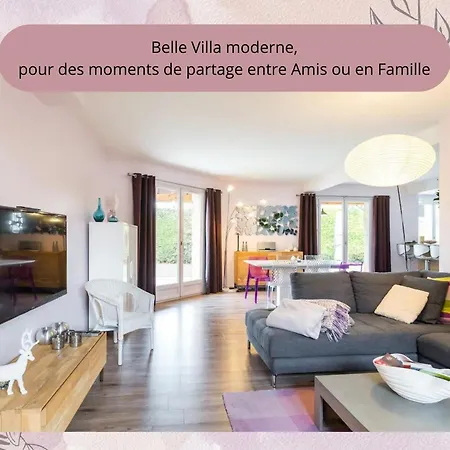 Villa Maison A 15mn De Lyon Centre Et 20mn De Groupama Stadium
